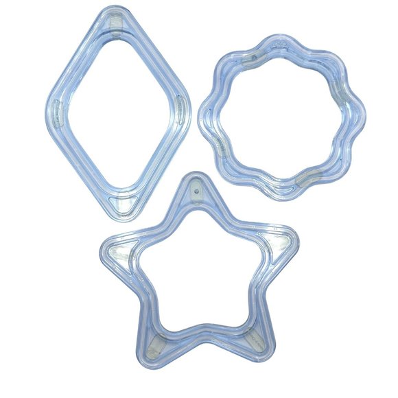 Creative Memories Diamond Scallop Circle Star Blue Custom Cutting System Retired - Picture 1 of 9